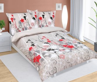 Povlečení bavlněné - kopretiny - 140x200, 70x90