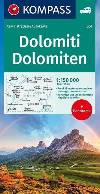 KOMPASS Panorama Dolomiten 1:0