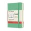 Moleskine Diář 2022 denní tvrdý zelený S