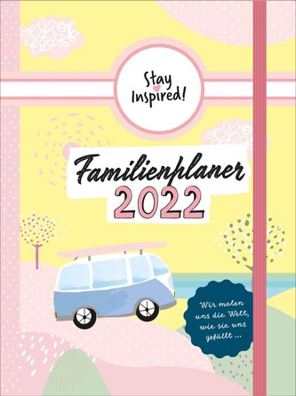 XXL Familienplaner 2022 für bis zu 8 Personen. Familienkalender 2022 Ringbuch mit stabilem Hardcover. Viel Platz für Termine, Au