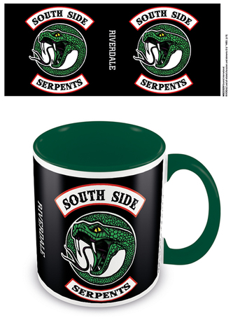 Keramický hrnek Riverdale: South Side Serpents (315 ml) zelený