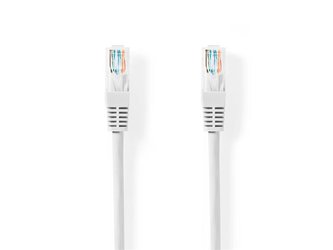 Kábel UTP 1x RJ45 - 1x RJ45 Cat5e 20m BIELY NEDIS CCGT85100WT200