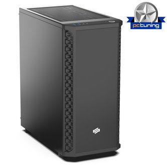 SilentiumPC skříň MidT Signum SG1M / 2x USB 3.0 / 1x 120mm fan / černá