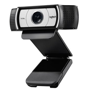 Logitech HD webkamera C930e/ 1920x1080/ H.264/ 4x digitálny zoom/ USB/ čierna