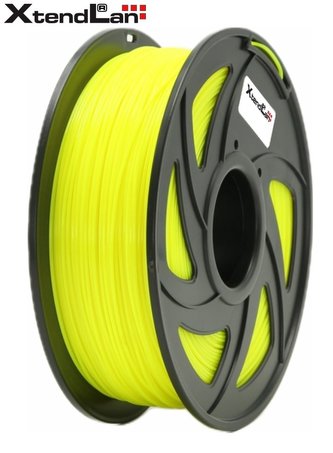 XtendLAN PETG filament 1,75mm zářivě žlutý 1kg XtendLAN PETG filament 1,75mm zářivě žlutý 1kg