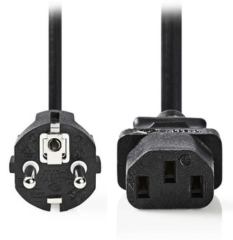 NEDIS napájací kábel 230V/ prípojný 10A/ konektor IEC-320-C13/ priama zástrčka Schuko/ čierny/ 10m
