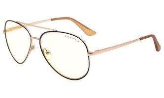 GUNNAR herní brýle MAVERICK / obroučky v barvě BLACK/GOLD / čirá skla