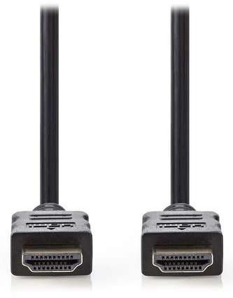 NEDIS High Speed HDMI kabel s ethernetem/ zlacené konektory HDMI-HDMI/ 4K/ černý/ 3m
