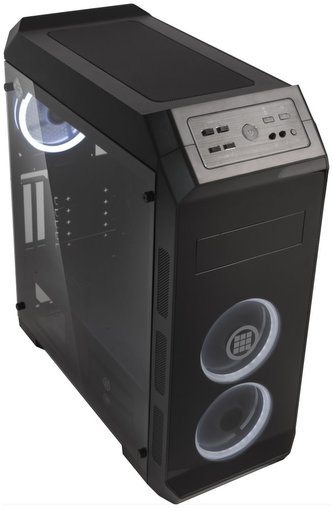 MICRONICS skříň MASTER M400 HIGH GLOSSY/ bez zdroje/ ATX/ 2x USB3.0/ 2x USB2.0/ lesklá černá