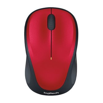 Logitech myš M235/ Bezdrôtová/ Optická/ 1000dpi/ USB prijímač/ červená
