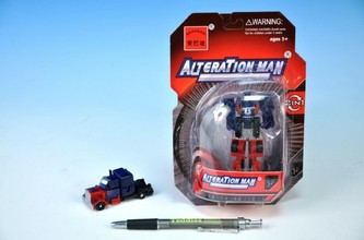 Transformer Robot plast 8cm na kartě