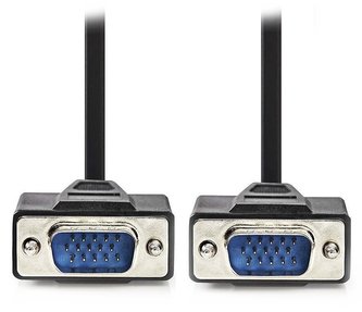 NEDIS kabel VGA (D-SUB)/ zástrčka VGA - zástrčka VGA/ černý/ 15m