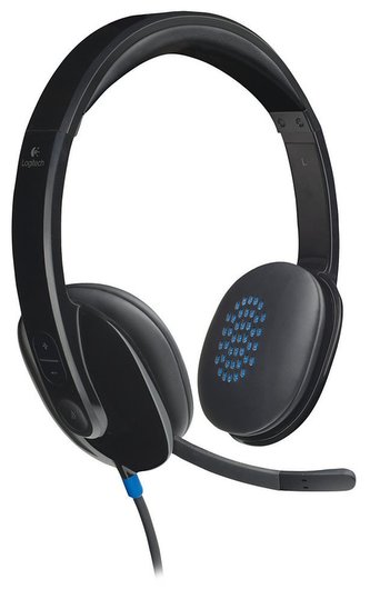 Logitech Headset Stereo H540/ drátová sluchátka + mikrofon/ USB/ černá Logitech Headset Stereo H540/ drátová sluchátka + mikrofon/ USB/ černá
