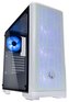 BitFenix skriňa Nova Mesh TG / ATX / 4x120mm / USB 3.0 / RGB / tvrdené sklo / biela