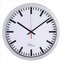 HAMA nástěnné hodiny Station/ průměr 30 cm/ řízené rádiovým signálem/ 1x AA baterie/ bílo-stříbrné