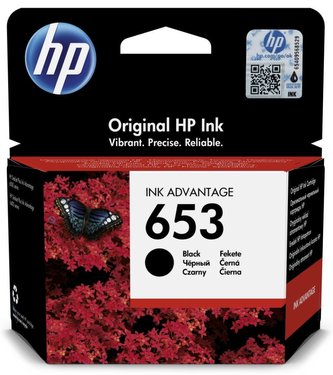 HP atramentová náplň 653 čierna