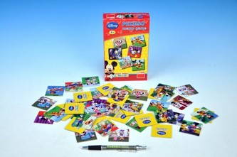 Pexeso Mickeyho klubík 48 kartiček v krabičce