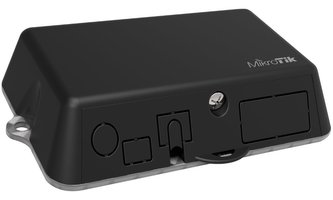 MikroTik RouterBOARD LtAP mini 4G kit, Wi-Fi 2,4 GHz b/g/n, 4G (LTE) modem, 3,5 dBi, 2x SIM slot, GPS, LAN, L4