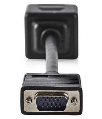 NEDIS rozbočovač kábel VGA/ 1x VGA (M) - 2x VGA (F)/ 20cm/ čierny
