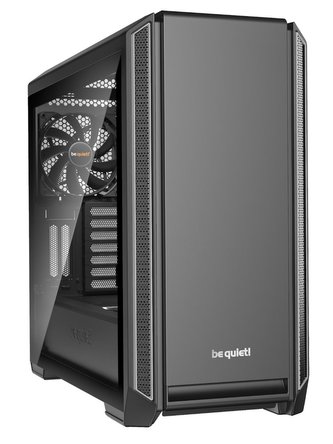 Be quiet! skříň SILENT BASE 601 Window / MidT / bez zdroje / 1x USB2.0 + 2x USB3.0 / průhledná bočnice / stříbrná Be quiet! skříň SILENT BASE 601 Window / MidT / bez zdroje / 1x USB2.0 + 2x USB3.0 / průhledná bočnice / stříbrná