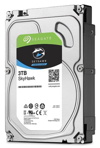 Seagate SkyHawk 3TB HDD / ST3000VX009  / Interní 3,5\" / 5400 rpm / SATA 6Gb/s / 256MB