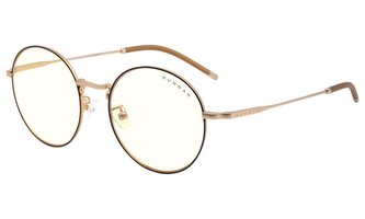 GUNNAR herní brýle ELLIPSE / obroučky v barvě BLACK/GOLD / čirá skla