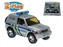 Auto Mitshubishi policie kov 12cm na zpětné natažení na baterie 2xLR41se zvukem se světlem v krabici