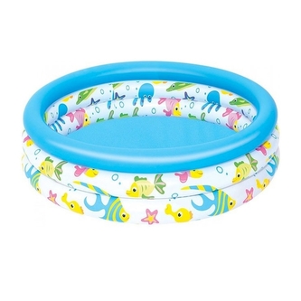 Bazén nafukovací 102x25cm 110l 3 komory v sáčku