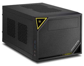Sharkoon skriňa SHARK ZONE C10 / Mini-ITX / 2x USB3.0 / čierna