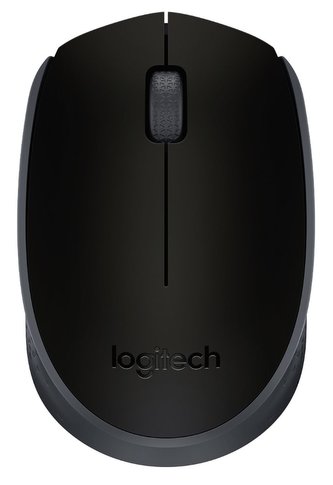 Logitech myš M171/ Bezdrátová/ Optická/ 1000dpi/ USB přijímač/ černá