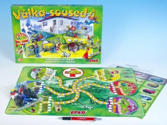 Válka sousedů společenská hra v krabici 38x26x4cm