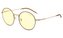 GUNNAR herní brýle ELLIPSE / obroučky v barvě BLACK/GOLD / jantarová skla