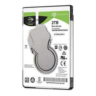 Seagate BarraCuda 2TB HDD / ST2000LM015/ Interní / 2,5\" / 5400 rpm / SATA 6Gb/s / 128MB