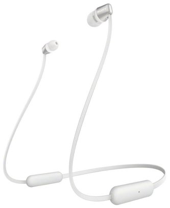 SONY headset do uší WI-C310/ sluchátka bezdrátová + mikrofon/ USB-C/ Bluetooth/ bílý