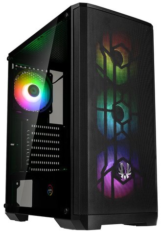 BitFenix skříň Nova Mesh SE TG ARGB / ATX / 4x120mm ARGB / USB 3.0 / tvrzené sklo / černá BitFenix skříň Nova Mesh SE TG ARGB / ATX / 4x120mm ARGB / USB 3.0 / tvrzené sklo / černá