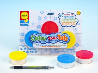 Barva na obarvení vody do vany