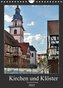 Kirchen und Klöster deutsche Kleinode (Wandkalender 2022 DIN A4 hoch)