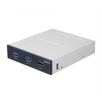 AKASA přední panel pro virtuální realitu do 3,5\" pozice / AK-ICR-30 / 2xUSB 3.0 / HDMI / černý