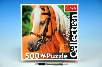 Puzzle Kůň 34x48cm 500 dílků v krabici 24x24x5cm