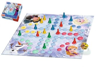 Člověče nezlob se Ledové království/Frozen společenská hra v krabici 28x28x6cm