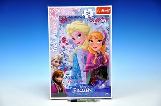 Puzzle Ledové království Frozen Sestry 40x60cm 24 dílků v krabici 27x40x5cm