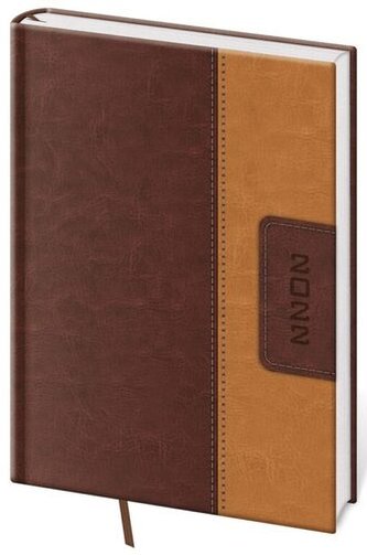 Diář 2022 Classic - hnědo/hnědý, týdenní, A5