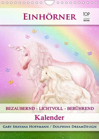 Einhörner - Kalender (Wandkalender 2022 DIN A4 hoch)