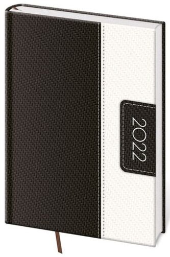 Diář 2022 Erie - černo/bílý, týdenní, A5