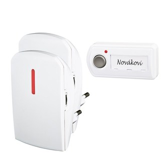 ELEKTROBOCK Bezdrôtový sieťový zvonček BZ11-21 2x prijímač / 50m / 230V / 60dB