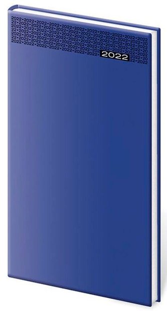 Diář 2022 Gommato - modrý, týdenní kapesní