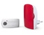 ELEKTROBOCK Bezdrátový síťový zvonek BZ11 - červený / 50m / 230V / 60dB