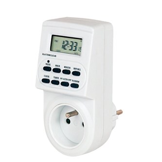 ELEKTROBOCK Digitální spínací zásuvka ZSD16 / 8 programů / 3500W