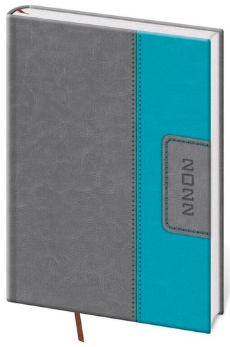 Diář 2022 Classic - šedo/tyrkysový, týdenní, A5