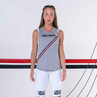 Dámské tílko Top Essentials Grey - LABELLAMAFIA - Velikost S